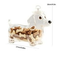 thumbnail image 2 of Pet Snack Jar, Cute Dog Shape Glass Sealed Food Storage Container With Lid, Airtight Fresh-Keeping Design For Pet Treats, Decorative And Practical Kitchen Storage For Pet Lovers, 2 of 3