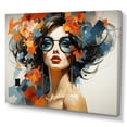 thumbnail image 2 of Designart "Essence of Jazz in Orange Tones III" People Wall Art - Global Orange African American Art Bedroom Canvas Wall Art, 2 of 4