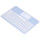 thumbnail image 5 of Teclado inalámbrico táctil, teclado inalámbrico táctil redondo, teclado inalámbrico para computadora portátil, teclados de computadora creados con maestría, 5 of 12
