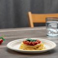 thumbnail image 4 of Comfy Package [9 Inch - 250 Pack Paper Plates, 100% Compostable Plates Heavy-Duty - Kraft Biodegradable Plates, Disposable Sugarcane Paper Plates - Brown Unbleached, 4 of 7