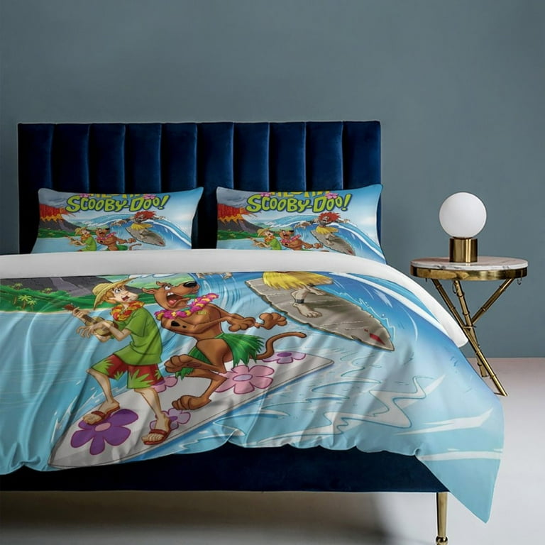 Scooby Doo Bedding Set Anime Bedding Set Cartoon Duvet Cover Set