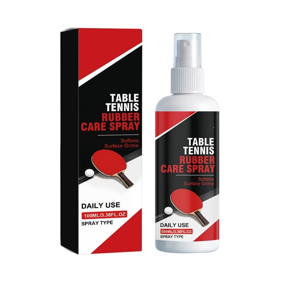 Table Tennis Rubber Cleaner Spray – 100ml Racket Care, Restores Grip & Tackiness (Blue)