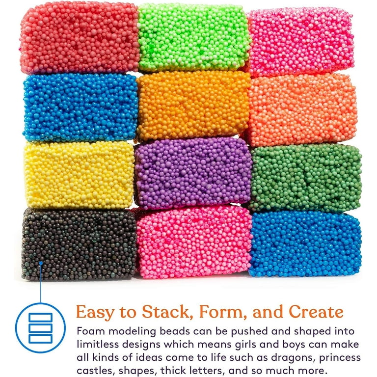 FUN FOAM Modeling PlayFoam Beads Play Kit (5 Blocks) by Special Supplies