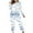 Navy, variant on Lovzfmll Pajama Set for Women, Plus Size Valentine's All-Over Print Set, Long Sleeve Top and Pants, Comfortable Home Loungewear Hot Pink-A, XL