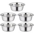 thumbnail image 4 of IRIS USA Stainless Steel Dog Bowls - 5 Pack, 16 oz Small Stainless Steel Dog Bowls, 4 of 4