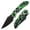 Jade Green, variant on Tenable Fenrir Folding Pocket Knives Blackwash D2 Blade,Made G10 with Green Misty Mountain Inspired Pattern Handle,B1034H12