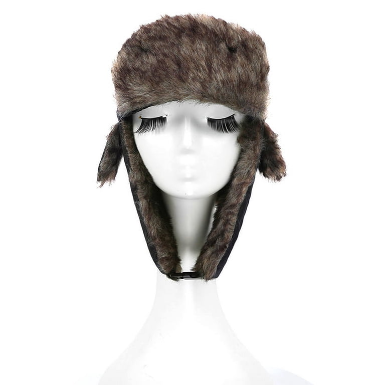 Unisex Warm Russian Style Trapper Hat, Waterproof, Faux Fur  display picture 2