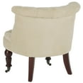 thumbnail image 7 of SAFAVIEH Carlin Tufted Chair Natural Cream, 7 of 7