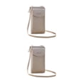 thumbnail image 1 of Guardurnaity Cartera de cuero PU para mujer, cremallera de Color sólido, gran capacidad, compartimento para efectivo, bolso para teléfono, Type4 NO4, 1 of 6