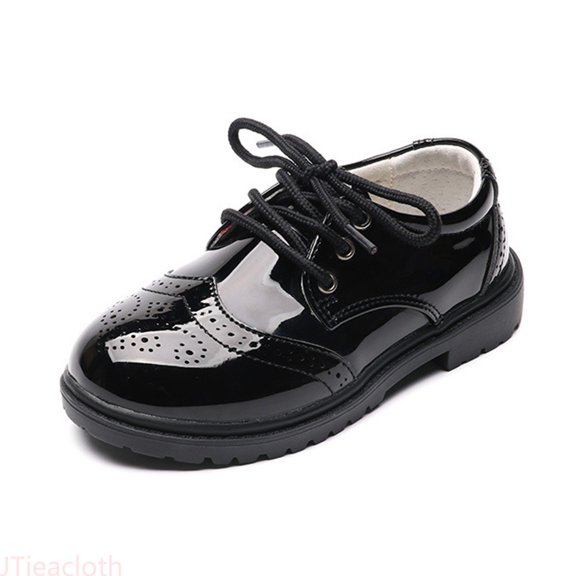 JTieacloth Boys Flats Shoes For Weddings Party Dress Shoes School Elegant Formal Flats Shoes,Sizes 8.5 Little Kid