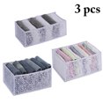 thumbnail image 2 of Underwear Organizer Divider Portable: 3PCS Socks Drawer Divider Closet Organizer, 2 of 10