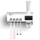 thumbnail image 1 of Lymqy Esterilizador de Cepillo de Dientes Esterilización Ultravioleta Inteligente Estante de Esterilización de Cepillo de Dientes Sin Perforación Exprimidor Automático de Pasta de Dientes, 1 of 5
