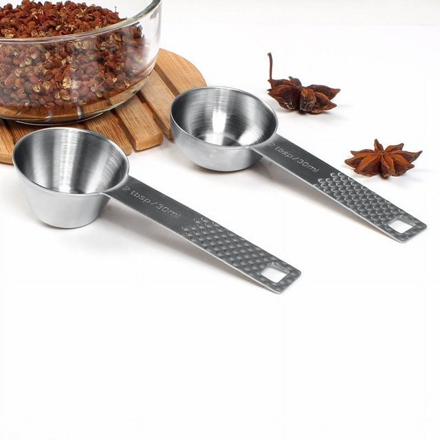 Sokhug Coffee Scoops, 1 PC Stainless Steel Coffee Spoons Tablespoon Long Handle Measuring tablespoon Fits Coffee Container for Ground Coffee, Coffee Brewing, Milk Brewin