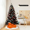 thumbnail image 4 of Gymax 6 FT Pre-lit Black Halloween Tree Artificial Hinged Christmas Tree, 4 of 10