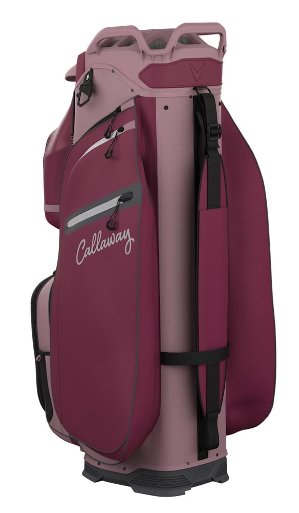 Callaway Golf Ladies Cargo Cart Bag Lilas Pink/Red Plum