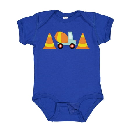 

Inktastic Cement Mixer Construction Gift Baby Boy Bodysuit