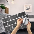 thumbnail image 2 of 6 Sheets Tile Stickers, 3D Adhesive Tile Stickers, 30 x 15 cm, 2 of 4