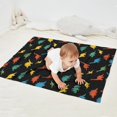 thumbnail image 2 of Colorful Dinosaurs Pattern Blanket,Comfortable Soft Lamb Wool Throw Blanket,All Season,Warm Lightweight Blankets for Sofa Bed Couch Living Room Chair,30"x40", 2 of 4