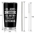 thumbnail image 2 of Regalos Para Papa, Regalos Para Papá En Español, Regalo Para El Dia Del Padre, Mexican Dad Stainless Steel Insulated Tumbler with Lid and Straw 20Oz, 2 of 5