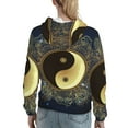 thumbnail image 7 of Salouo Yin And Yang Mandala Pattern Hoodie Sweatshirts for Women, Autumn Pullover Hoodie Workout Sweat Women's Long Sleeve Preppy Sweatshirts-Small, 7 of 7