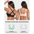 thumbnail image 5 of Bras for women no underwire women bras no underwire full support seamless bra for women bras for big busted women bras without underwire for women full coverage mesh neck bra Beige 3XL, 5 of 6