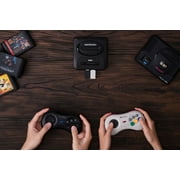 8Bitdo M30 2.4G Wireless Gamepad Controller for Sega Genesis Mini and Mega Drive Mini and Nintendo Switch - White