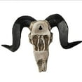 thumbnail image 5 of jicheng Sheep Head Statue 3D Animal Head Sculpture for Living Room Bedroom Farmhouse Black, 5 of 8