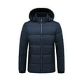 thumbnail image 3 of Mens Puffer Jacket Fleece Lined Waterproof Winter Parka Coat Warm Thickened Ski Snowboard Insulated Hooded Windproof, 3 of 4