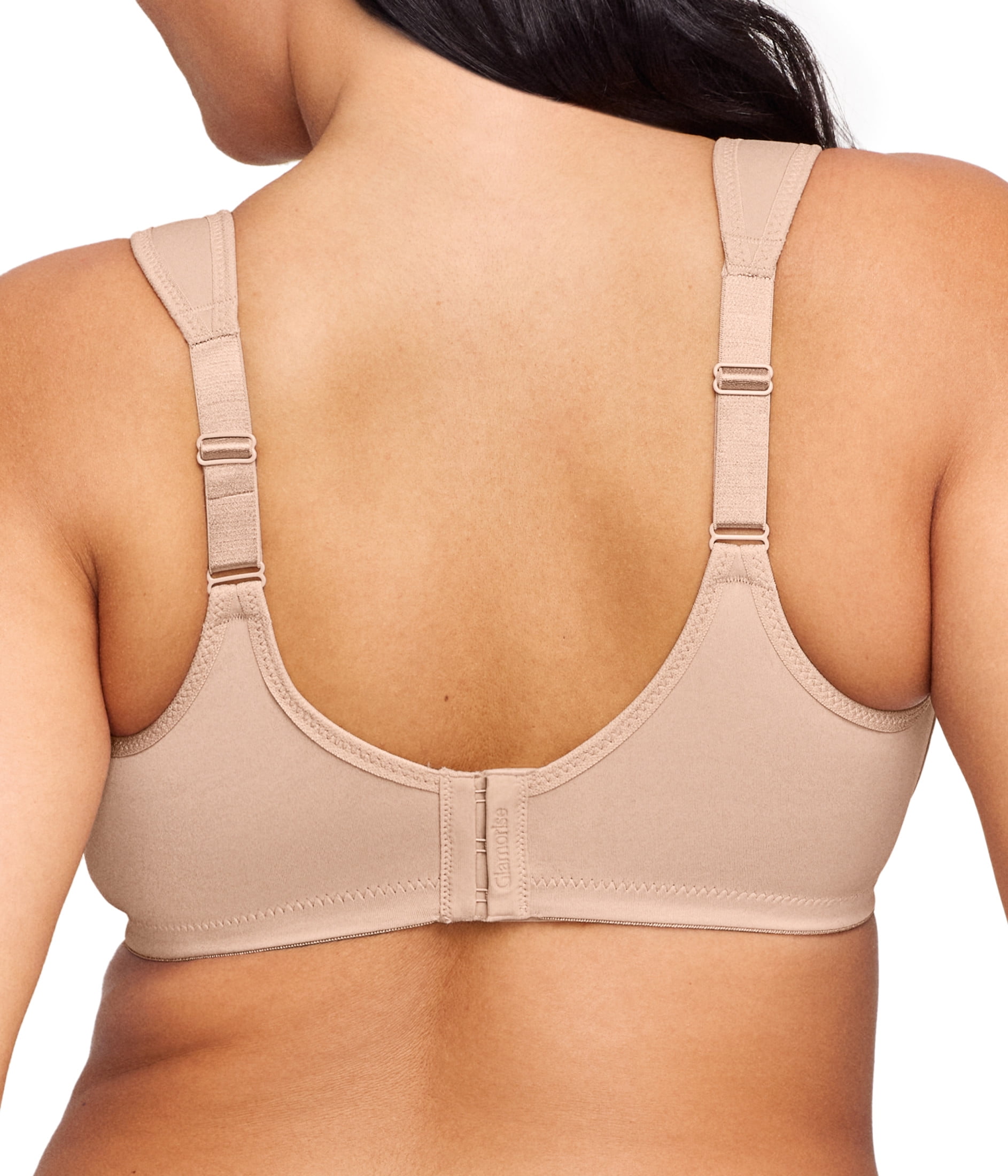 Glamorise Low Cut WonderWire Lace Underwire Bra 1240 (Women's & Women's Plus)