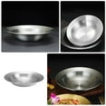 thumbnail image 4 of HONMEET Smooth Edge Stainless Steel Salad Plate Suitable for Camping and Picnics, 4 of 8