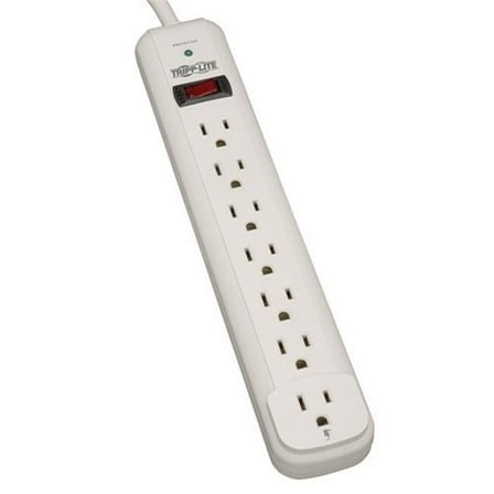 TRIPP LITE  7-Outlet Surge Suppressor - White - 12-ft Cord - 1080 Joule