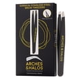 thumbnail image 1 of Pinzas para cejas de acero inoxidable Arches and Halos, 1 of 4