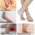 thumbnail image 4 of 3 Ps Silic Heel Protector Plantar Inserts Pads Heel Cush Pain Relief Socks Walkbee 5038 B, 4 of 5