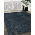 thumbnail image 3 of Ahgly Company Machine Washable Indoor Square Abstract Dark Slate Gray Green Area Rugs, 3' Square, 3 of 7