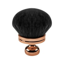 RuWeoMaa Body Brush for Self Tanner,Self Tanner Brush,Large Rose Gold 3 Inch Kabuki Brush for Self Tanner and Back Applicator,for Foundation, Powder, Face and Body (Black)