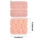 thumbnail image 2 of Bandeja de cubitos de hielo de silicona Teddy Bear | Molde de 6 osos para hielo, dulces, jabón, velas | Grado alimenticio, flexible, de fácil liberación | A prueba de fugas, apto para lavavajillas, 2 of 5