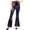 Black, variant on Sparkly Pants Women Pants Flare Pants Flat Front Pant Long High Slim Bootcut Silver Trouser Jeans for Women,S