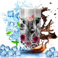 thumbnail image 3 of Highland Cow Mug 20 Oz with Lid - Cow Tumbler Isolated Stainless Steel, Purple Daisy Cow Print Coffee Travel Mugs Cup For Women Girls Cows Lovers, Black and White Cow Themed Gifts, 3 of 6