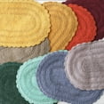 thumbnail image 5 of DII Yellow Small Oval Crochet Bath Mat, 5 of 5