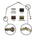 thumbnail image 3 of InStyleDesign  Nadine 4-Sided Bay Window Curtain Rod satin nickel Satin, Nickel Finish, Silver Finish, 3 of 4