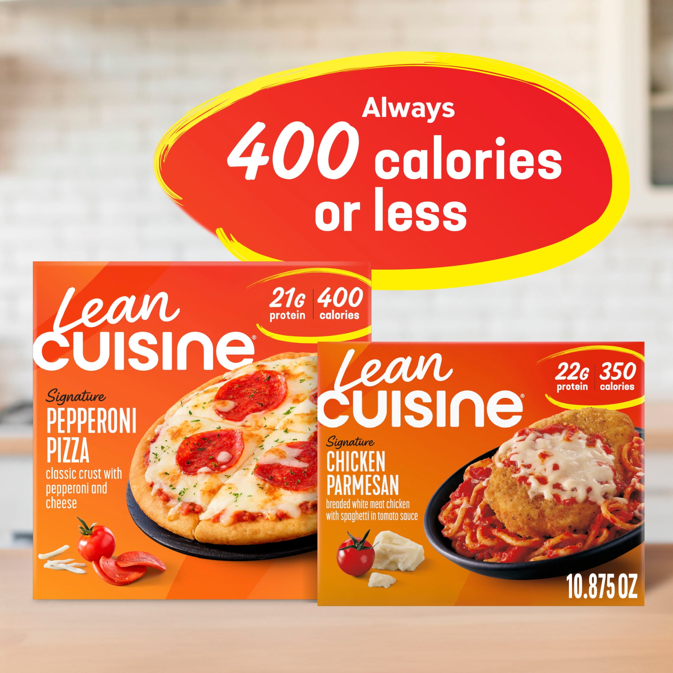 Lean Cuisine Chicken Parmesan Microwave Meals for Lunch or Dinner, 10.875 oz (Frozen)