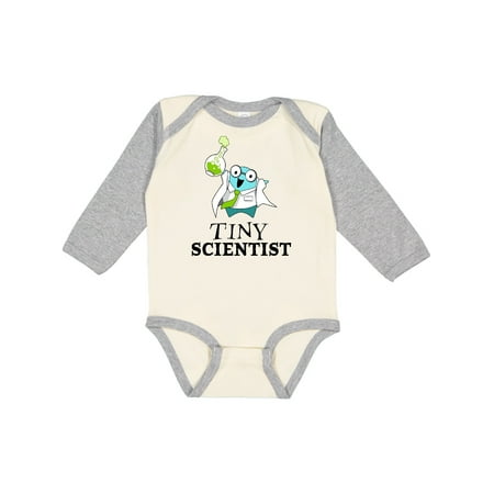 

Inktastic Tiny Scientist Cute Chemist Gift Baby Boy or Baby Girl Long Sleeve Bodysuit