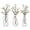 Beige Gold, variant on Metal Flowers Rustic Farmhouse Wall Sculptures (3 Count)