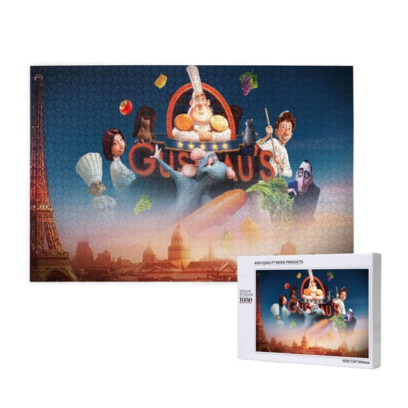 Ratatouille Jigsaw Puzzle,1000 puzzle pieces Gift Toys Art Home Decor