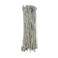 thumbnail image 1 of 100 piezas de bridas de alambre para cercas de cadena que conectan la malla a postes y rieles de metal 105 pulgadas, 1 of 8
