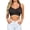 Black, variant on Womens Wireless Push Up Bras Solid Color Hook Texture Breathable Daily Wireless Support Bra