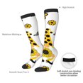 thumbnail image 6 of Fotbe Sunflower Gnome print Women's Men's Novelty Crew Socks Cotton Socks Knee High Socks for Walking,Running,Nurses,Pregnancy, 6 of 8
