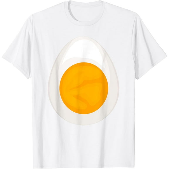 Deviled Egg Costume Halloween Food Lover T-ShirtMen's and women's pure cotton short-sleeved shirts