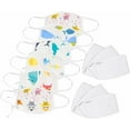 thumbnail image 4 of Wildfire Smoke Protection Mask 4-Layer Waterproof Reusable Cloth Mask For Kids Age 5-10 Yrs (6 Masks + 6 PM2.5 Pads), 4 of 13