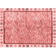 thumbnail image 1 of Ahgly Company Indoor Rectangle Abstract Red Modern Area Rugs, 5' x 7', 1 of 4